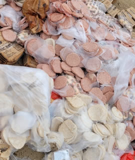 destruccion de alimentos embutidos